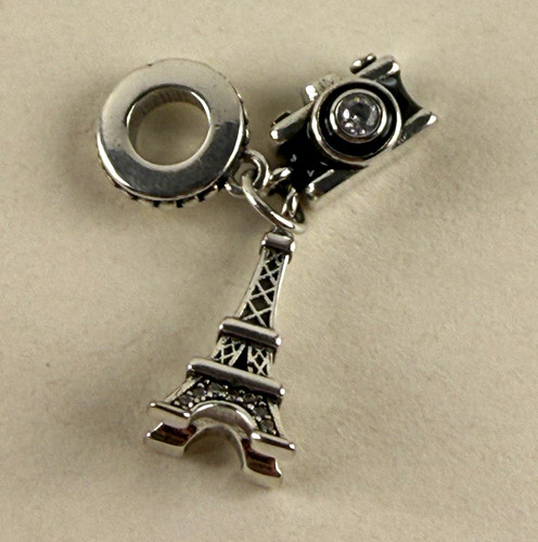 Silver tone eiffel tower - eiffel, &